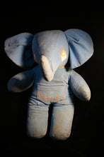 Load image into Gallery viewer, The cutest vintage handmade stuffed elephant