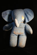 Load image into Gallery viewer, The cutest vintage handmade stuffed elephant