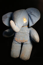 Load image into Gallery viewer, The cutest vintage handmade stuffed elephant