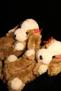 Rare Kritters plush dog slippers