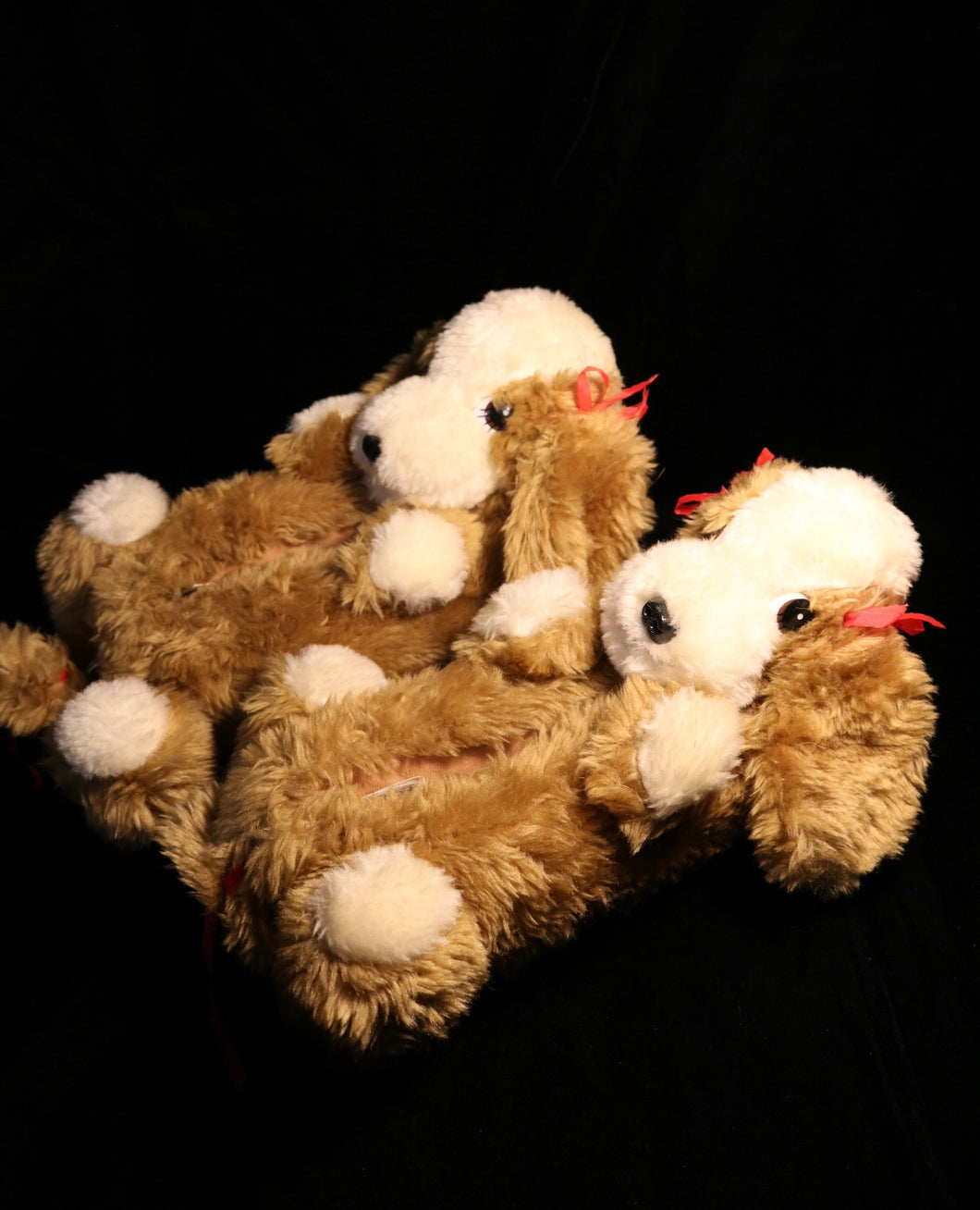 Rare Kritters plush dog slippers