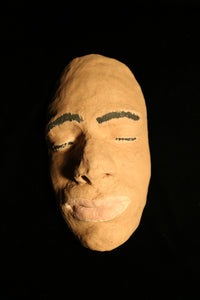 Vintage face sculpture | life or death mask?