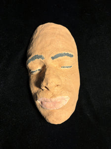 Vintage face sculpture | life or death mask?