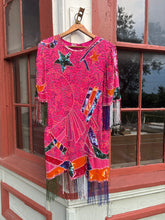 Load image into Gallery viewer, 80s Star Beaded Dress Flapper Colorful Special Event Sequins