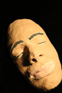 Vintage face sculpture | life or death mask?