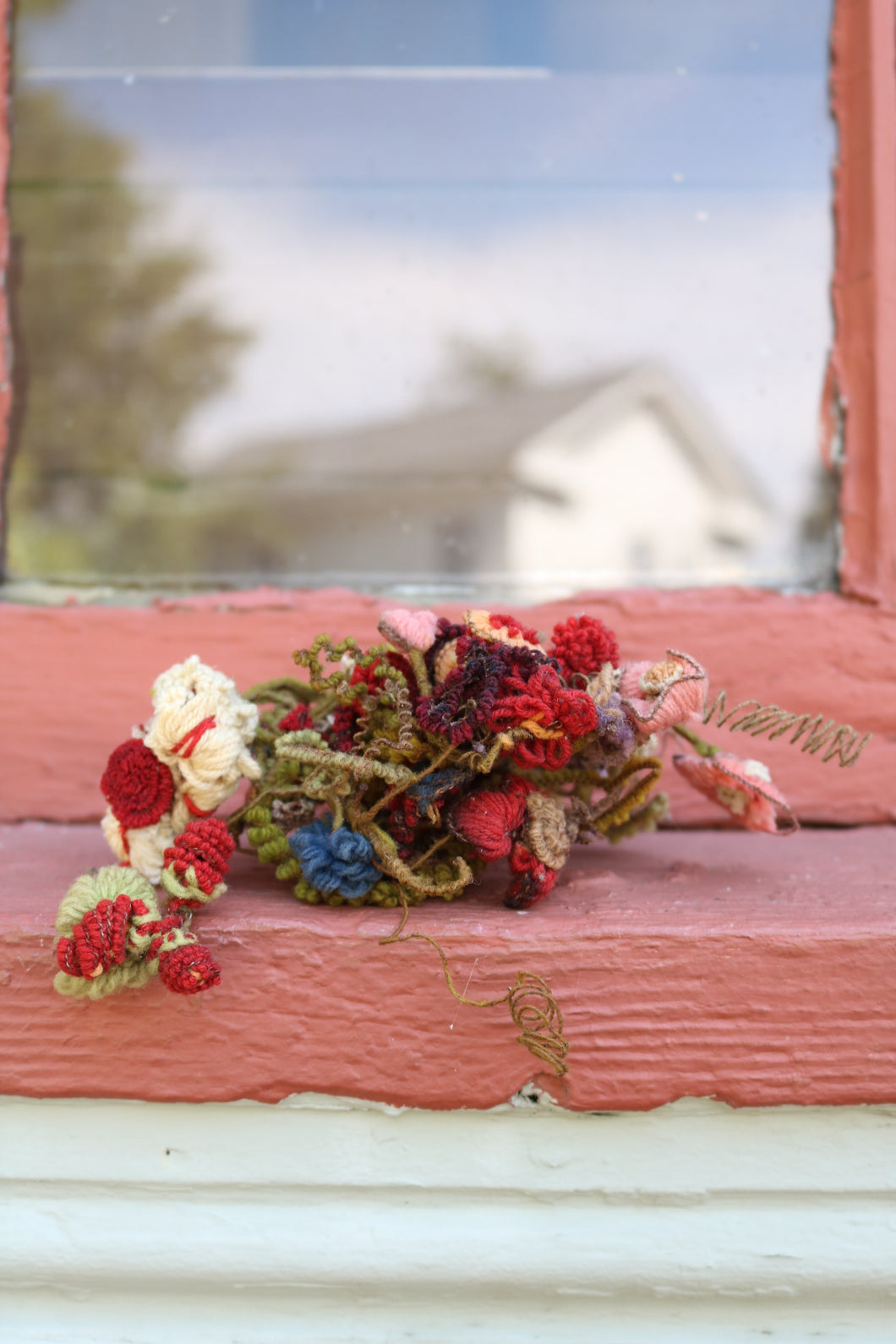 Antique mourning wreath bundle