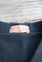 Load image into Gallery viewer, Vintage 1940s Englewood Knitting Mills Varsity sweater black wool knit signature