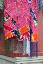 Load image into Gallery viewer, 80s Star Beaded Dress Flapper Colorful Special Event Sequins