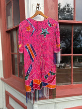 Load image into Gallery viewer, 80s Star Beaded Dress Flapper Colorful Special Event Sequins