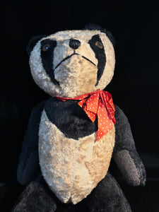 Large vintage panda teddy bear