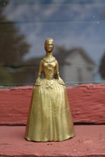 Load image into Gallery viewer, Antique brass lady bell