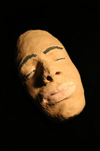 Vintage face sculpture | life or death mask?