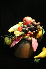 Load image into Gallery viewer, hand made kitschy chiquita banana fruit hat