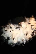 Load image into Gallery viewer, Black &amp; white high fashion feather hat