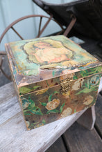 Load image into Gallery viewer, Antique celluloid floral keepsake box