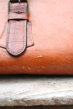 Load image into Gallery viewer, 1960s leather doctor bag medical brown bag