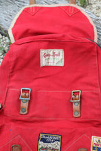 Load image into Gallery viewer, RARE Camp &amp; Trail New York Swiss style camping backpack with patches