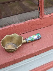 antique brass Chinese silk iron